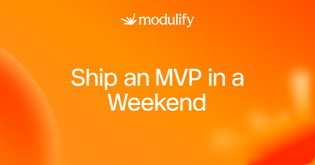 Build Your MVP With AI in a Weekend: A Founder's Playbook
